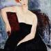 Young Redhead in an Evening Dress